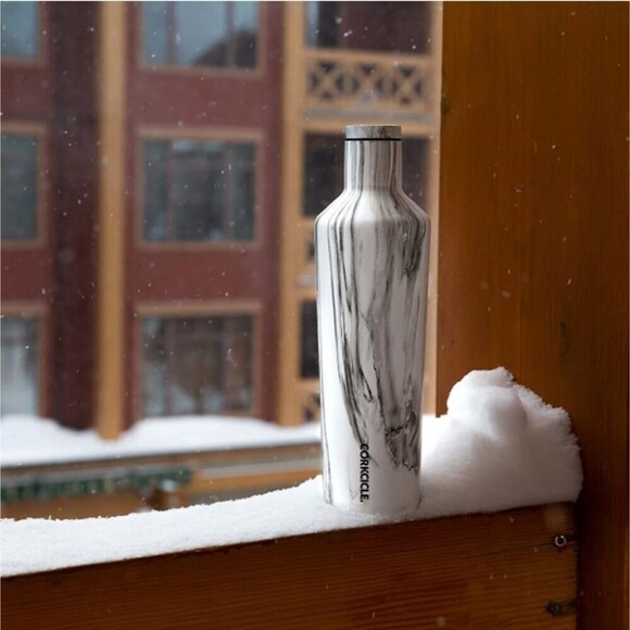 Corkcicle SNOWDRIFT canteen bottle 16oz thermos - Picture 2 of 8